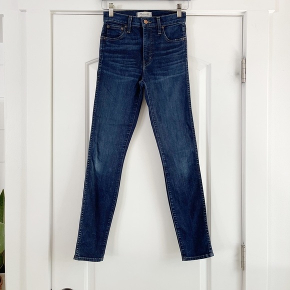 Madewell 10” High Rise Skinny Jean Hayes Wash - 24 - Picture 6 of 10
